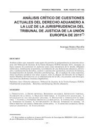 anÃ¡lisis crÃ­tico de cuestiones actuales del derecho aduanero a la luz ...