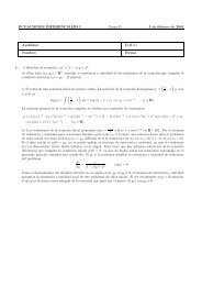 1. i) Resolver la ecuación xyⲠ= (1