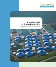 Stainless Steel in Biogas Production - International Stainless Steel ...