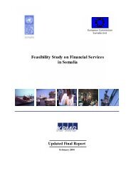 Feasibility Study on Financial Services in Somalia - Somali - JNA