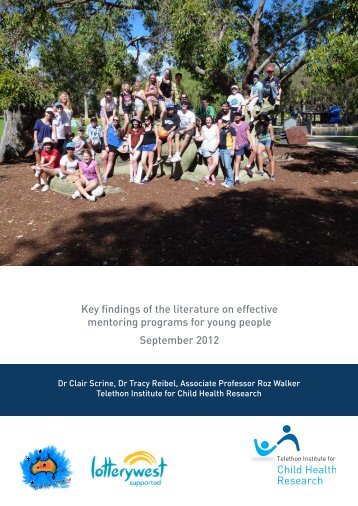 A Literature Review - Australian Youth Mentoring Network