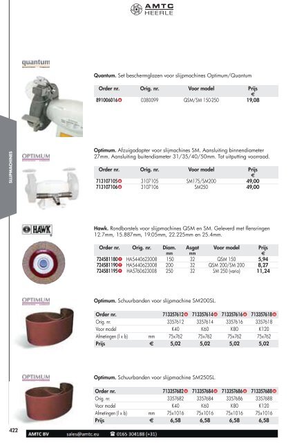 Slijpmachines - A.M.T.C.