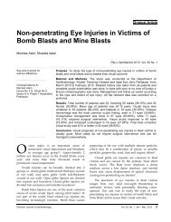 Non-penetrating Eye Injuries in Victims of Bomb Blasts and Mine ...