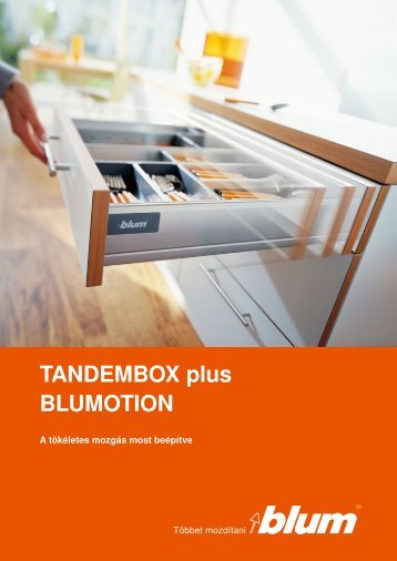 BLUM Tandembox plus katalÃ³gus - De-Span Kft.