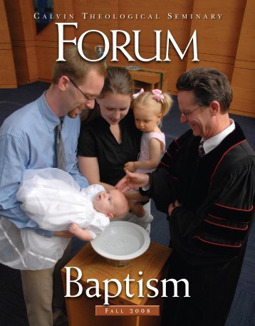 Baptism - Calvin Theological Seminary (internal.calvinseminary.edu)