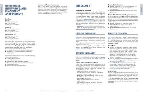 Student Handbook 2013-2014 - The Chang School - Ryerson ...