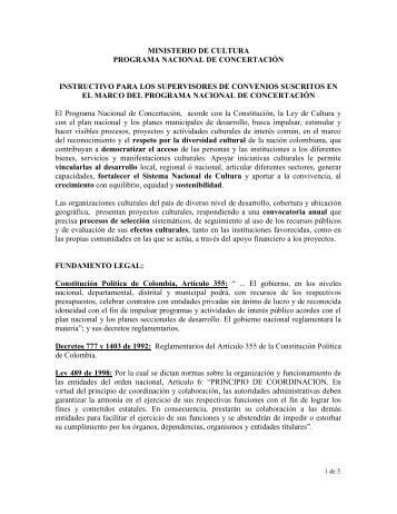 ACTA DE INICIACION - Ministerio de Cultura