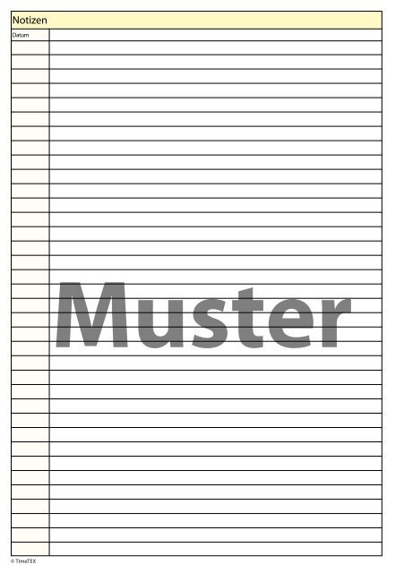 Muster Schüler-Planer SEK - Timetex