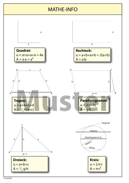 Muster Schüler-Planer SEK - Timetex