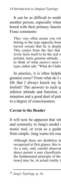 Personality types: Jung's model of typology - Inner City Books