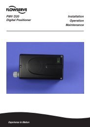 PMV D20 Digital Positioner User Instructions