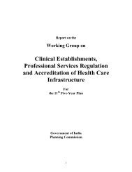 Clinical Establishments, Professional Services Regulation and ...
