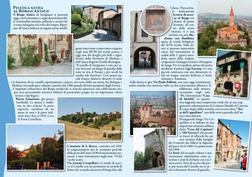 Guida al Borgo Antico - Comune di Savignano sul Panaro
