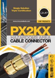 CABLE GLAND TYPES CW & CX - CMP Products