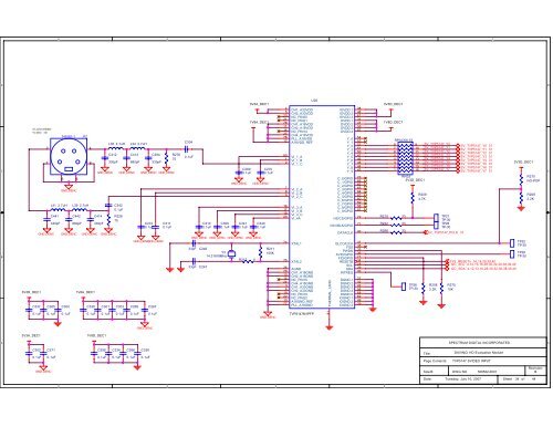 SCHEMATIC CONTENTS - Spectrum Digital Support