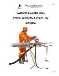 Bazooka Drill Manual - Parts HeadQuarters Inc