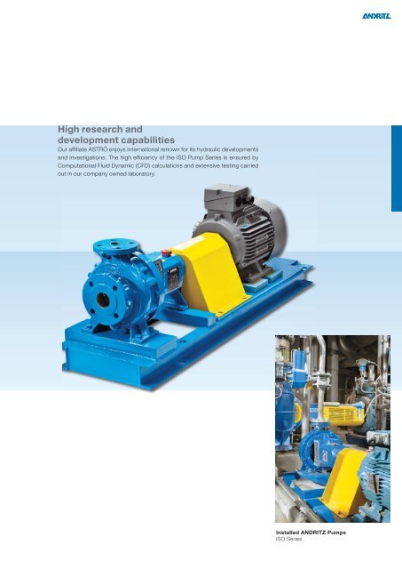 ANDRITZ Centrifugal Pump ISO Series