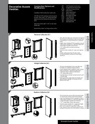 Decorative Accent Vanities - Roberts Company, Inc.