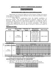 village accountant recruitment notification in english - Dharwad