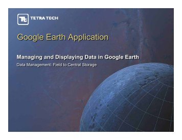 Google Earth Application