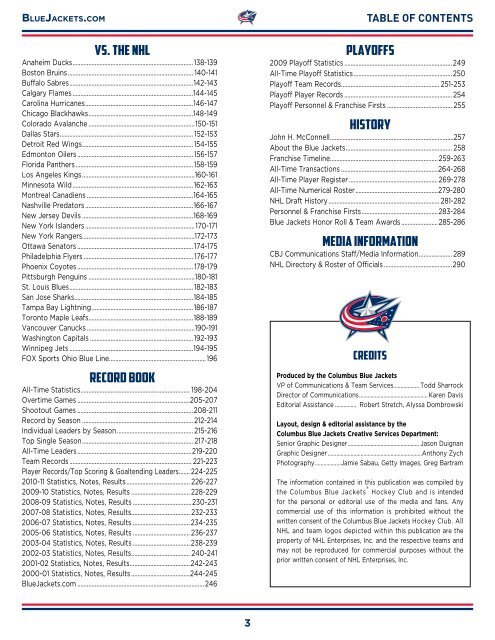 2012-2013 media guide - Columbus Blue Jackets