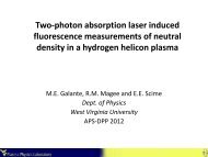 Two-photon absorption laser induced fluorescence measurements ...