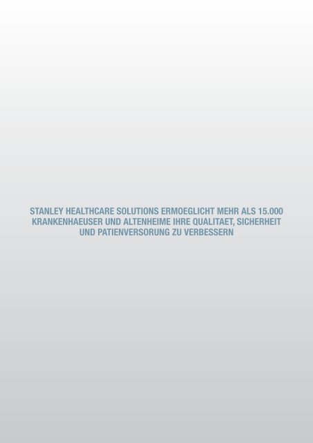 Hauptkatalog - Stanley Healthcare Solutions