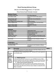 Meeting Minutes 17th April 2013 - Rural Affordable Housing