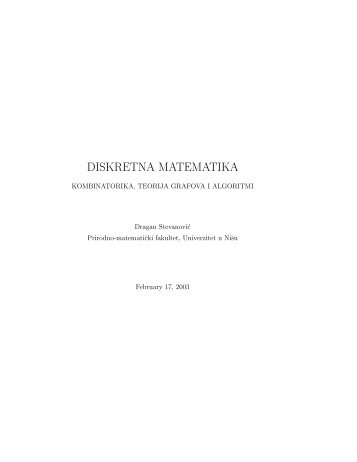 Discrete Mathematics: Combinatorics, Graph Theory and Algorithms