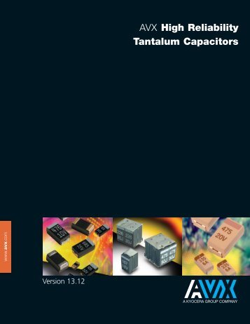 High Reliability Tantalum Capacitors - AVX