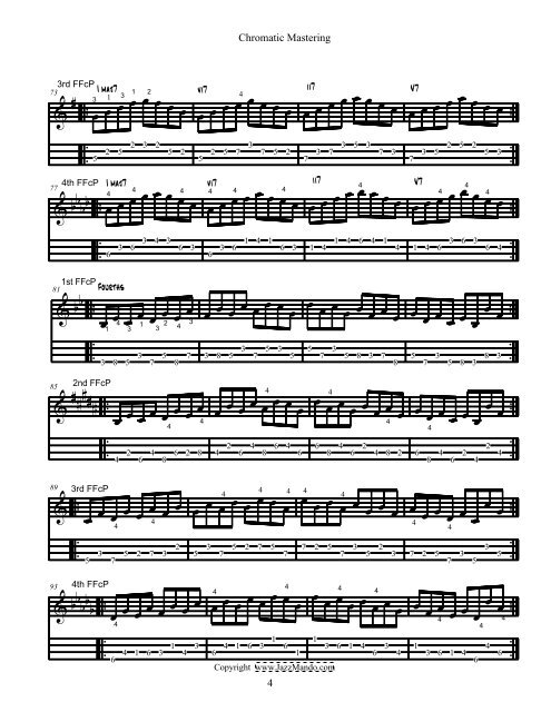 Chromatic Mastering PDF - Jazz Mando