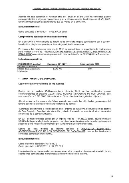 AÃ±o 2011 (pdf) - DirecciÃ³n General de Fondos Comunitarios