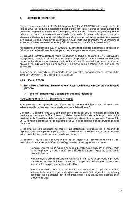 AÃ±o 2011 (pdf) - DirecciÃ³n General de Fondos Comunitarios