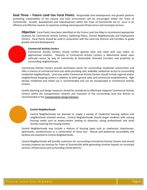 Town of Summerville Planning Area - BCD Council of Governments