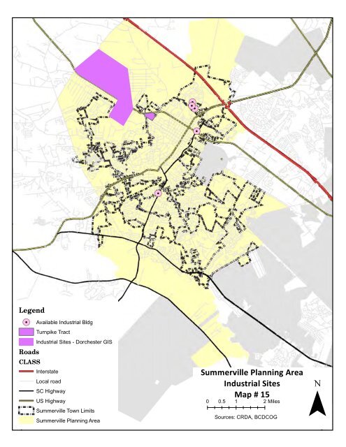 Town of Summerville Planning Area - BCD Council of Governments