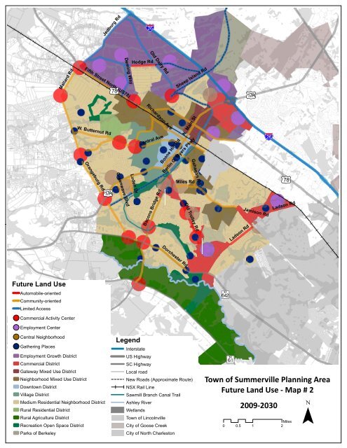 Town of Summerville Planning Area - BCD Council of Governments