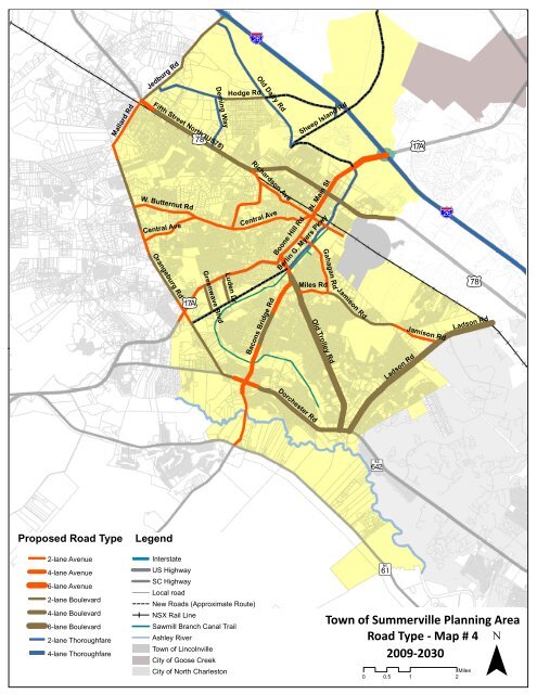 Town of Summerville Planning Area - BCD Council of Governments