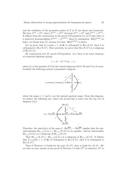Manin obstruction to strong approximation for homogeneous spaces