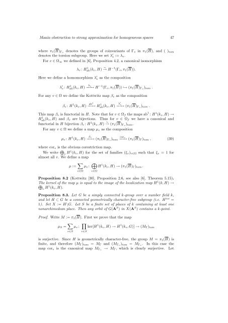 Manin obstruction to strong approximation for homogeneous spaces