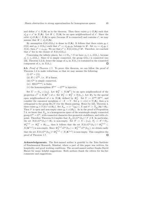 Manin obstruction to strong approximation for homogeneous spaces