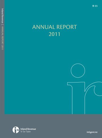 ANNUAL REPORT 2011 - Inland Revenue Department