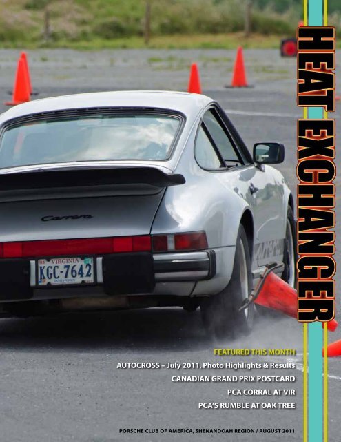 feAtured this month Autocross â July 2011, Photo highlights ...