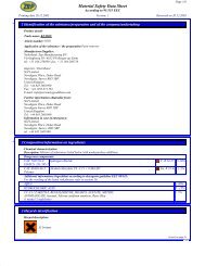 Material Safety Data Sheet - Sgiindustries.com