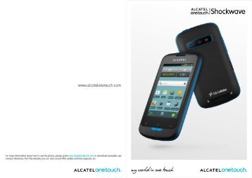 Alcatel Shockwave Manual - US Cellular