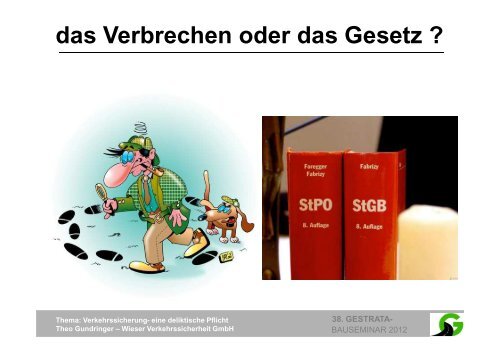 Bauseminar Teil 2 - Gestrata