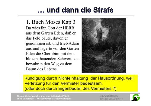 Bauseminar Teil 2 - Gestrata