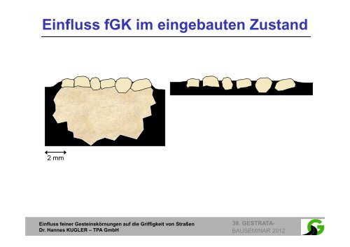 Bauseminar Teil 2 - Gestrata