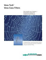 Vena Tech™ Vena Cava Filters - B. Braun Interventional Systems