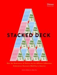Stacked Deck: How the Dominance of Politics by - Demos