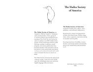 The Haiku Society of America